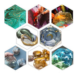 Mica Powder - 120g Natural Epoxy Resin Dye Set - Pearlescent Color Pigment for Soap Making, Slime, Nail Polish, Bath Bomb, Paint Colorant (8 Colors) SEISSO