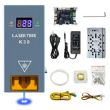 LASER TREE K30 Laser Module, 30W Optical Output Laser Cutter Module, Higher Accuracy Laser Engraving Module with Air Assisst, Laser Head for Laser LASER TREE