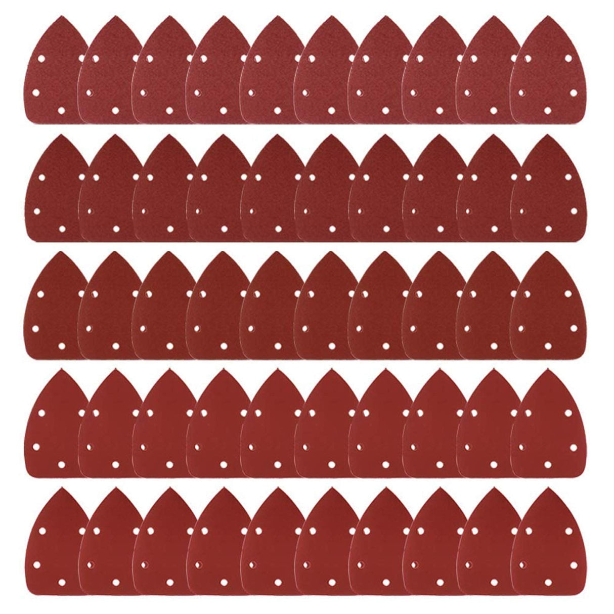 Coceca Mouse Detail Sander Sandpaper Sanding Paper Assorted Sanding Pads 40 80 120 180 240 Grits (50pcs Mouse Sandpaper) Coceca