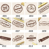 Custom Electric Branding Iron Stamp for Wood & Leather - 350W Handcrafted Design 1.5"x1.5" by Arokimi Arokimi