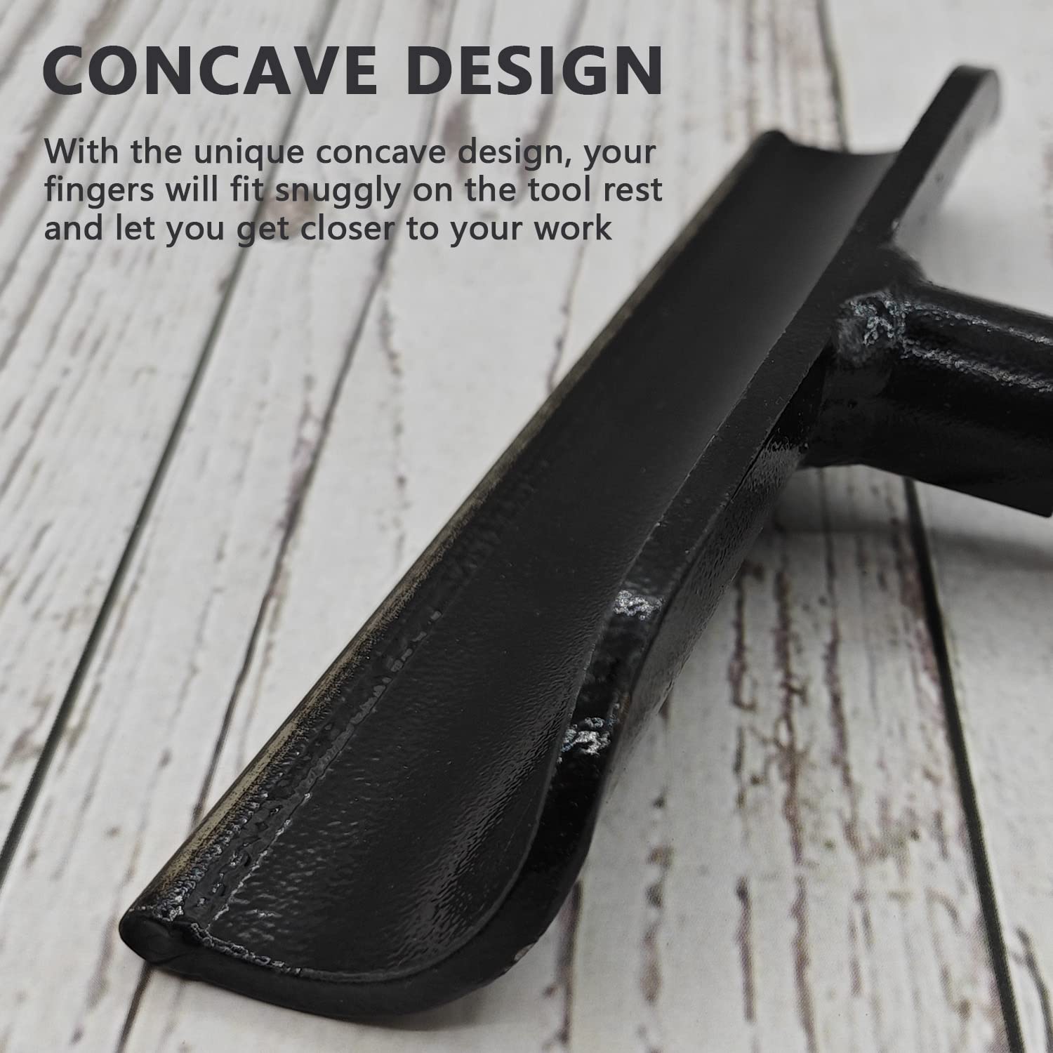 6" Lathe Tool Rest 5/8 Inch Post Stainless Steel Wood Lathe Tool Rests, Wood Lathe Tools and Accessories for Woodturning, Wood Turning Tools for YEIXCIKA