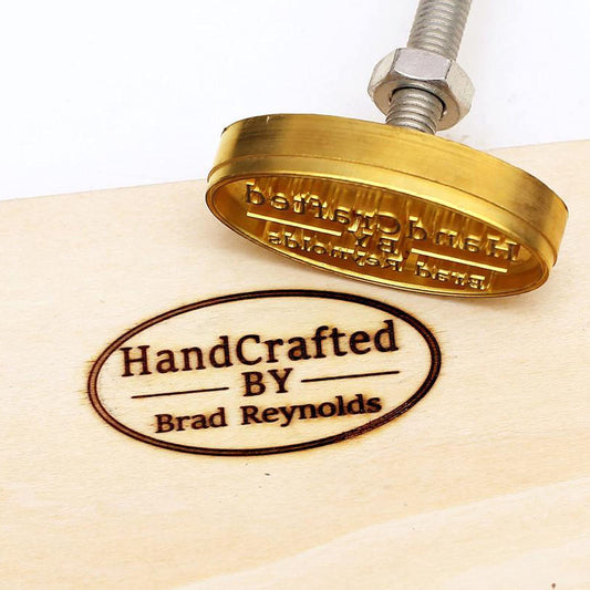 Custom Metal Branding Iron for Personalised Wood Logos and Craft Stamping - WoodArtSupply