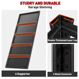 Raybee 40" Wide Storage Shelves Garage Shelving, 2 Pack, Heavy Duty Shelving, Adjustable 4 Tier Metal Shelves for Warehouse, Pantry, Kitchen 40" W Raybee