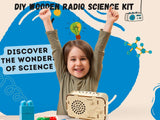 Pica Toys Wooden FM Radio Kit FM 88-108MHz - Science Experiment and Educational Project STEM Kit Pica Toys