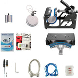 VEVOR Heat Press Machine 15x15 inch 6 in 1 T-Shirt Heat Press and Vinyl Cutter 53 inch Plotter Machine 1350mm PC Only Paper Feed Vinyl Cutter Plotter VEVOR