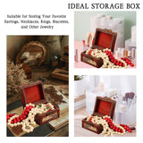 GemJelry Wooden Jewelry Box, Classical Wood Jewlery Box Jewelery Storage Box Case Holder Jewellery Chest Organizer Mom Gifts Mothers Day Gift for GemJelry