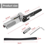 Mini Handheld Angle Grinder Industrial Pneumatic Tool Mini Air Belt Sander suitable for Spot Welding Parts Grinding, Burr Removal, Chamfering and Hoypeyfiy