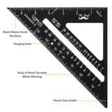 Mr. Pen- Rafter Square, Metal Square, 7 Inch, Carpenters Square, Square Tool, Metal Square Ruler, Carpentry Squares, Woodworking Square, Square Angle Mr. Pen