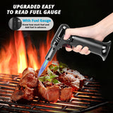 Sondiko Butane Torch with Fuel Gauge S907, Refillable Soldering Torch Lighter with Adjustable Flame for Welding, Resin Art, Industrial(Butane Gas Not Sondiko