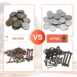 VIYUKI Electric 18LBS Vibratory Tumbler Bowl Tumbling Polishing Machine - Polishing Metal Parts(18LBS & walnut shell media) VIYUKI