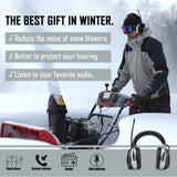 ZOHAN EM042 AM/FM Radio Headphone with Digital Display,Ear Protection Noise Reduction Safety Ear Muffs,Ultra Comfortable Hearing Protector for Lawn ZOHAN