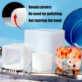 ZQYSING (3 Pack) Resin Cube Molds, Deep Square Silicone Molds for Epoxy Resin Casting DIY Art Craft Candle Soap Making ZQYSING