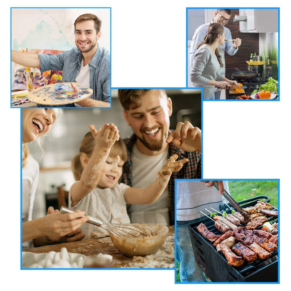 Homsolver Heavy Duty Vinyl Waterproof Apron for Unisex Adult, Ultra Lightweight, Industrial Apron, Black Homsolver