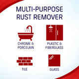 Iron OUT Spray Gel Rust Stain Remover, Remove and Prevent Rust Stains in Bathrooms, Kitchens, Appliances, Laundry, Outdoors, white 24 Fl Oz (Pack of Iron OUT