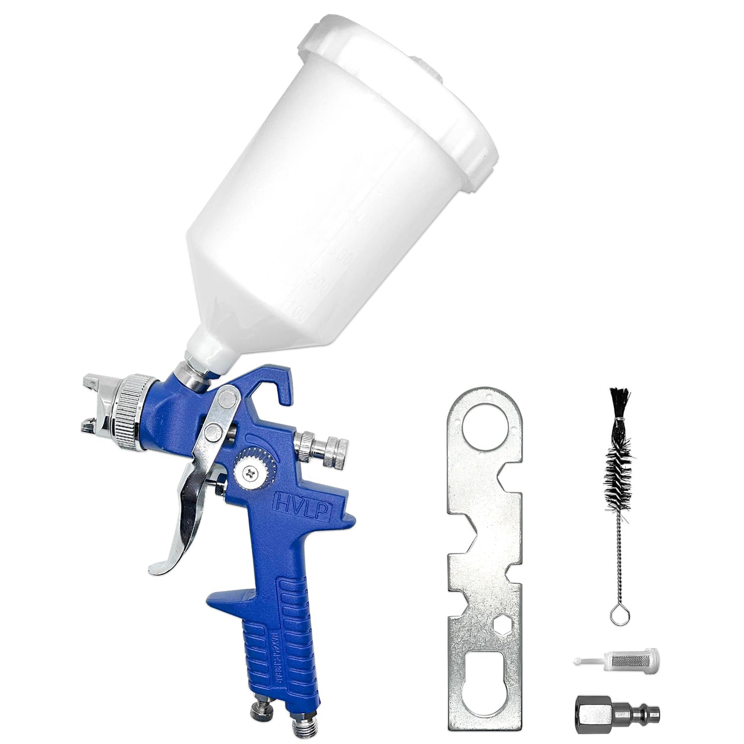 PERMASAFE HVLP Spray Gun Gravity Feed, 600CC Capacity, with 1.4mm Nozzle Professional Air Paint Sprayer, Spray Guns for Painting Cars PermaSafe Protective Coatings