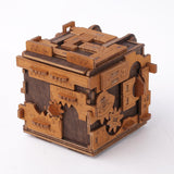 WOODEN.CITY Challenging Escape Room Puzzle Box - Hard Puzzle Box - Cluebox Escape Puzzle - Difficult Puzzle Box - 3D Escape Room Puzzle - Brain WOODEN.CITY