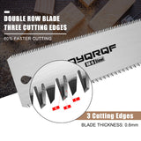 QYQRQF Mini Hand Saw, 6 Inch Japanese Pull Saw with Double Edges 15/17 TPI Flush Cut Saw for Woodworking DIY Projects (style B) QYQRQF