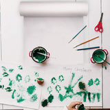 YRYM HT White Kraft Butcher Paper Roll -18 inch x 2100 inch (176 ft) Food Grade White Wrapping Paper for Meats of All Varieties - Unbleached Unwaxed YRYM HT