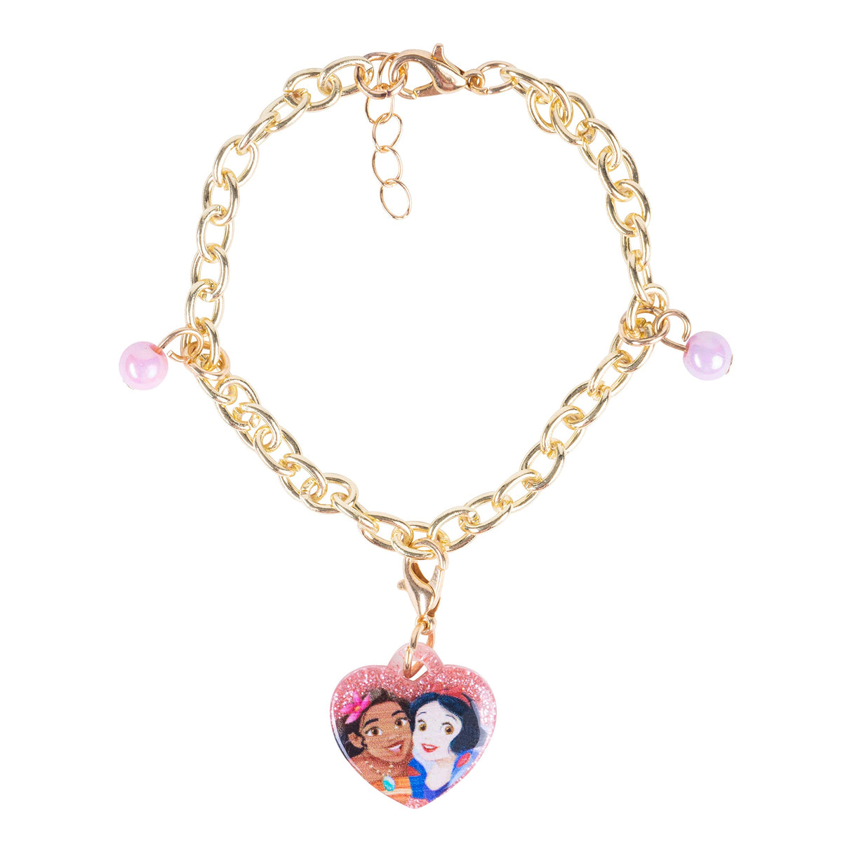 LUV HER Disney Princess Add A Charm Box Set with 1 charm bracelet & 5 interchangeable charms - Ages 3+ LUV HER