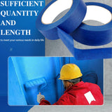 KAKAMINA Painters Tape 2 Inch, 8 Polls Blue Painters Tape, Bulk Masking Tape Blue General Purpose for Arts and Crafts, 2 Inch x 55 Yards (440 Yards KAKAMINA