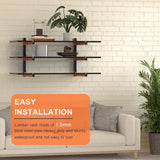 Lumber Rack Wall Mount, Lumber Storage Rack, Heavy Duty Wood Storage Racks with 9-Level System, 1080 lb Durable Garage Wood Organizer, Orange Lumber Riciakik