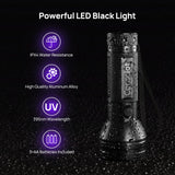 UV Flashlight Black Light, Consciot 51 LED 395nm Ultraviolet Blacklight, Portable Torch Light Pet Urine Detector for Dog/Cat Urine, Dry Stains, Bed Consciot