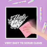 IJIANG Bundle Liquid Chalk Markers Set, 24 Pack Liquid Chalk Markers & 5 Pack White Chalk Markers Pens IJIANG