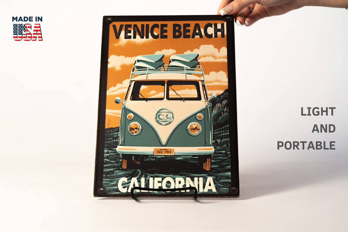 KINGDOM SOLUTIONS - 12 Pack Sturdy & Versatile Adjustable Large Stands for Display 3.8x8.5 - Made in USA Metal Easels for Plates, Pictures, Art, KINGDOM SOLUTIONS