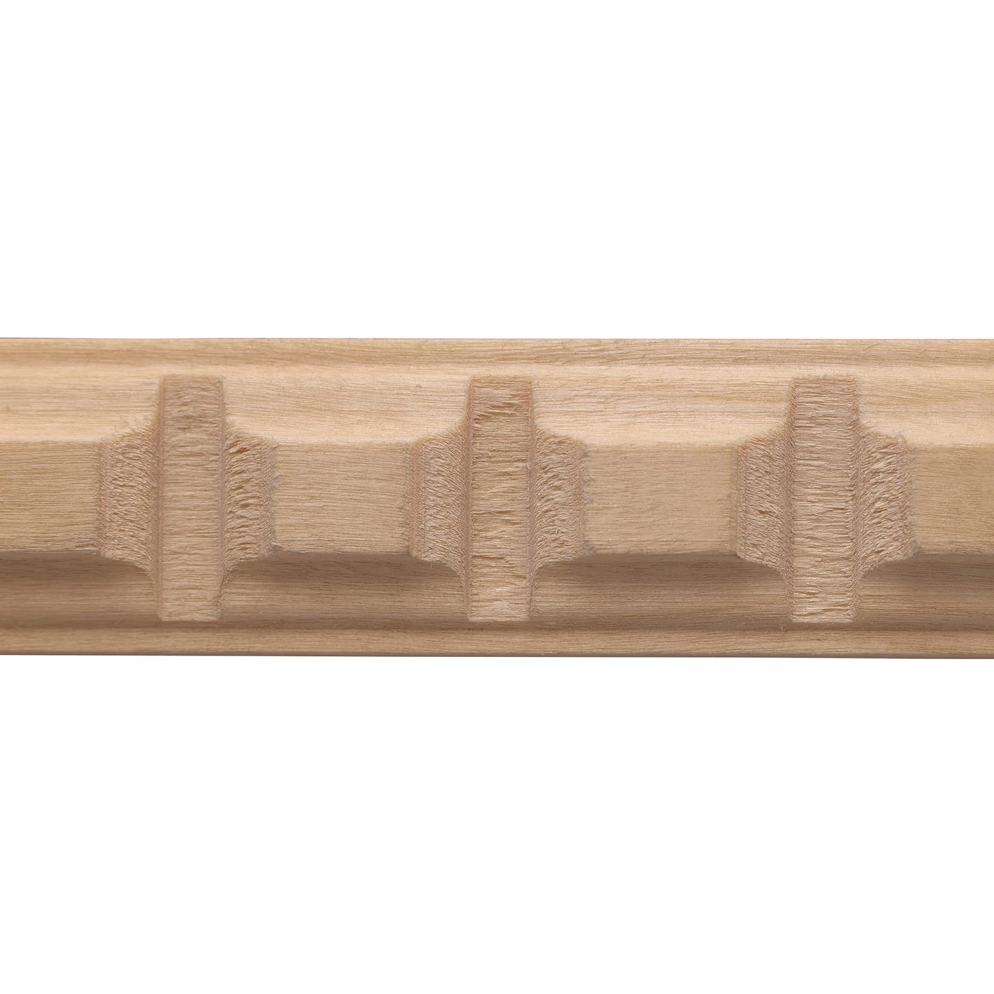 5022-4WHW Unfinished White Hardwood Dentil Trim Moulding - WoodArtSupply