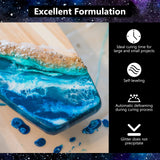 KISREL Epoxy Resin 2Gallon - Crystal Clear Epoxy Resin Kit - No Yellowing No Bubble Art Resin Casting Resin for Art Crafts, Jewelry Making, Wood & KISREL