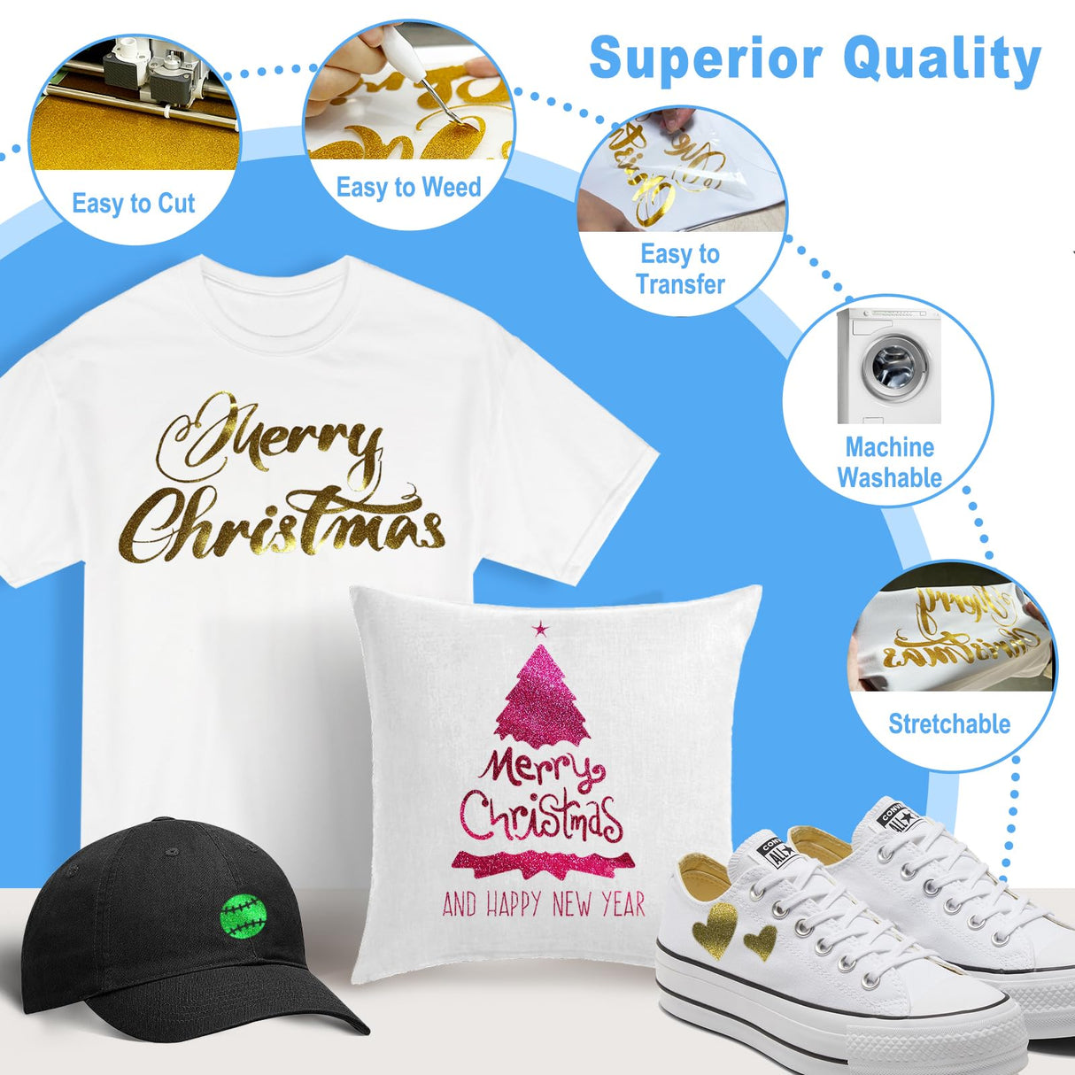 The Ultimate Accessories Bundle for Cricut Makers and All Explore Air-80pcs Perfect Tools and Accessories Kit as Gifts,Instantly Create Amazing Cutaswish