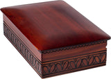 JEWELRY WOODEN BOX Handmade Linden Wood Keepsake, Made in Poland Enchanted World of Boxes