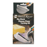 WoodRiver Stainless Steel Big Block Cheese Plane Turning Kit WOODRIVER