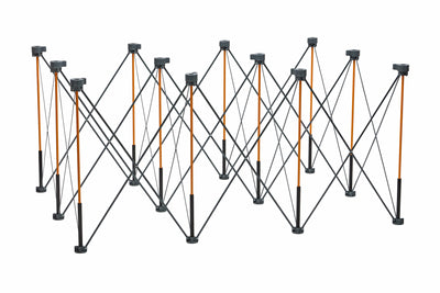 BORA Centipede CT12 36 inch Tall Portable Folding Workstand with Carry Strap, Collapsible Workbench, Construction Table, Support, Sawhorse, 4Ft X