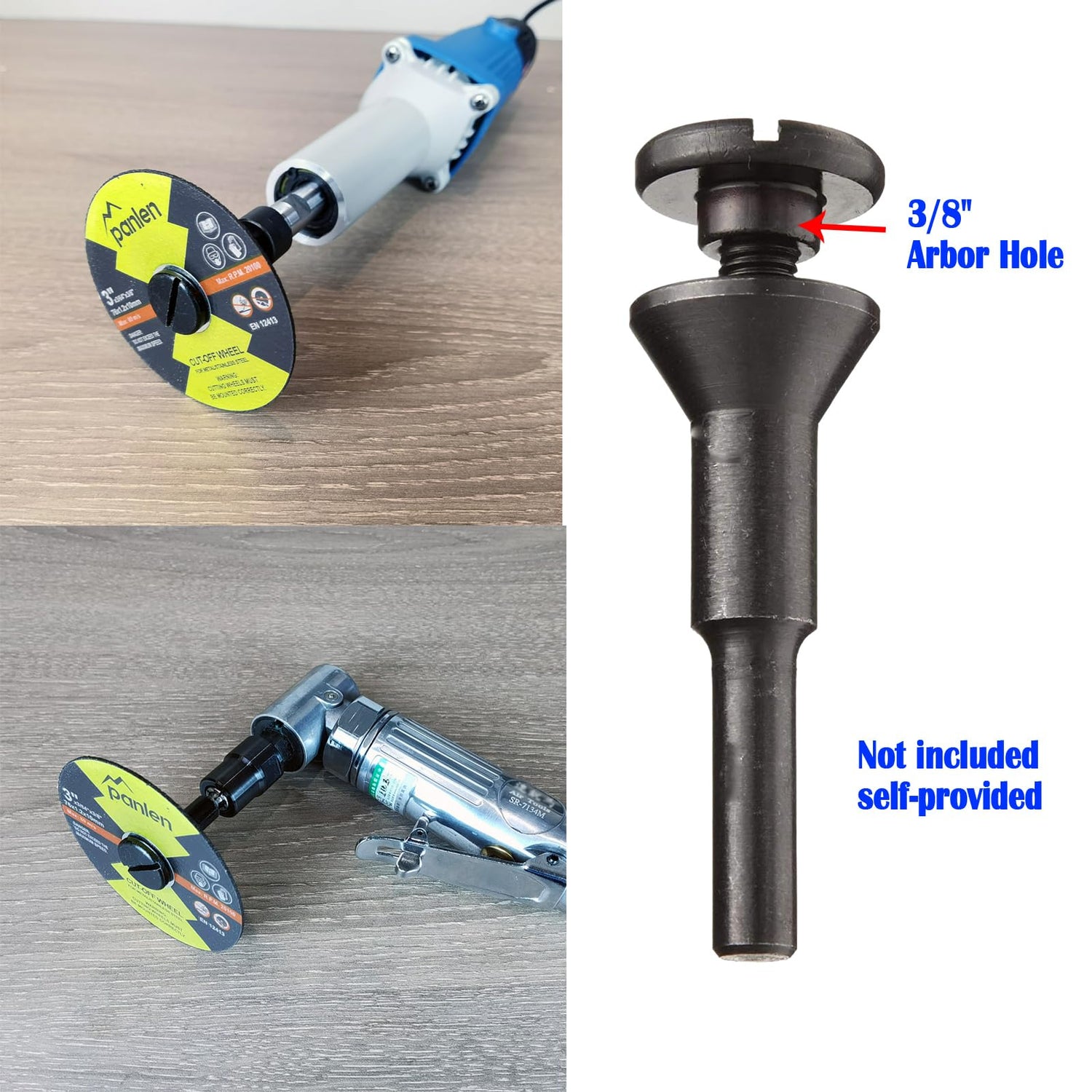 Panlen 25 PCS 3" x3/64x3/8 Cut Off Wheels for Metal, Thin Cutting Discs,Fits Any Angle Grinder or Power Air Tool panlen