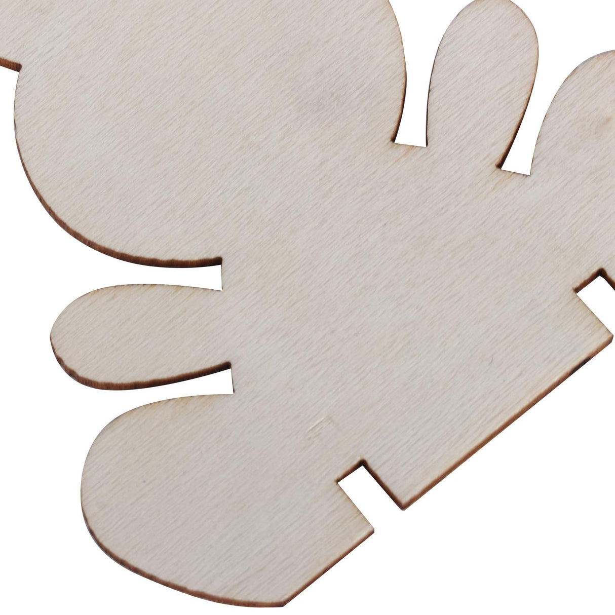 90Pcs Wooden Bunny Cutouts Rabbit Wood Chip Unfinished Craft DIY Home Decoration 3D Ornament Blank for Graffiti Smooth Hztyyier