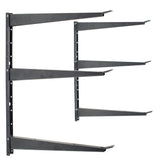 Heavy Duty Wood and Lumber Storage Rack, Holds Up to 480 lbs - Easy to Install Mounted Rack with Steel Construction for Indoor & Outdoor Storage Delta Cycle & Home