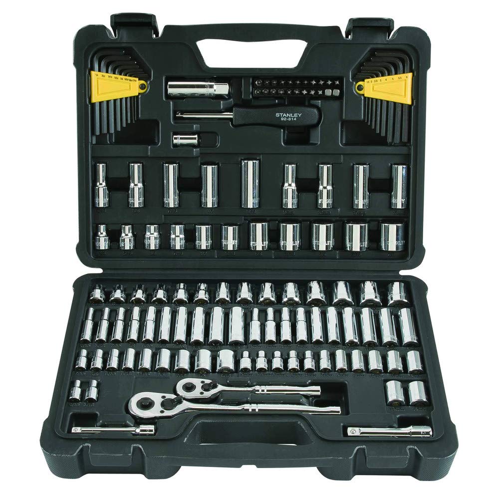 STANLEY Drive Socket Set, 123-Piece, Black (STMT71652) Stanley