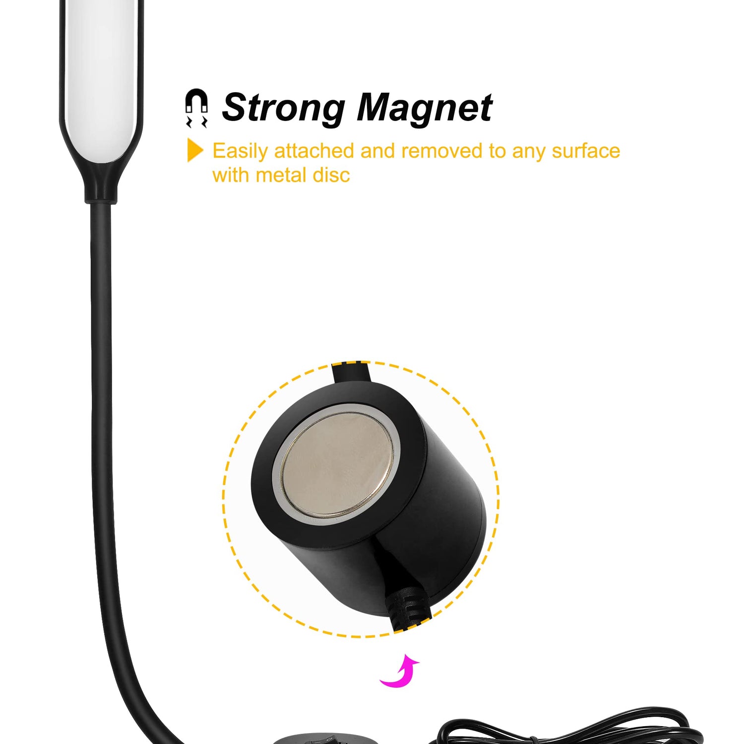 Amazing power Sewing Machine Light LED Flexible Gooseneck Work Lamp with Magnetic Mount Base for Workbench Lathe Drill Press Amazing power