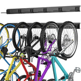 TORACK Bike Storage Rack, 6 Bike Rack Wall Mount Home and Garage Organizer, Vertical Bicycles Hanger Hooks for Indoor Space Saving TORACK
