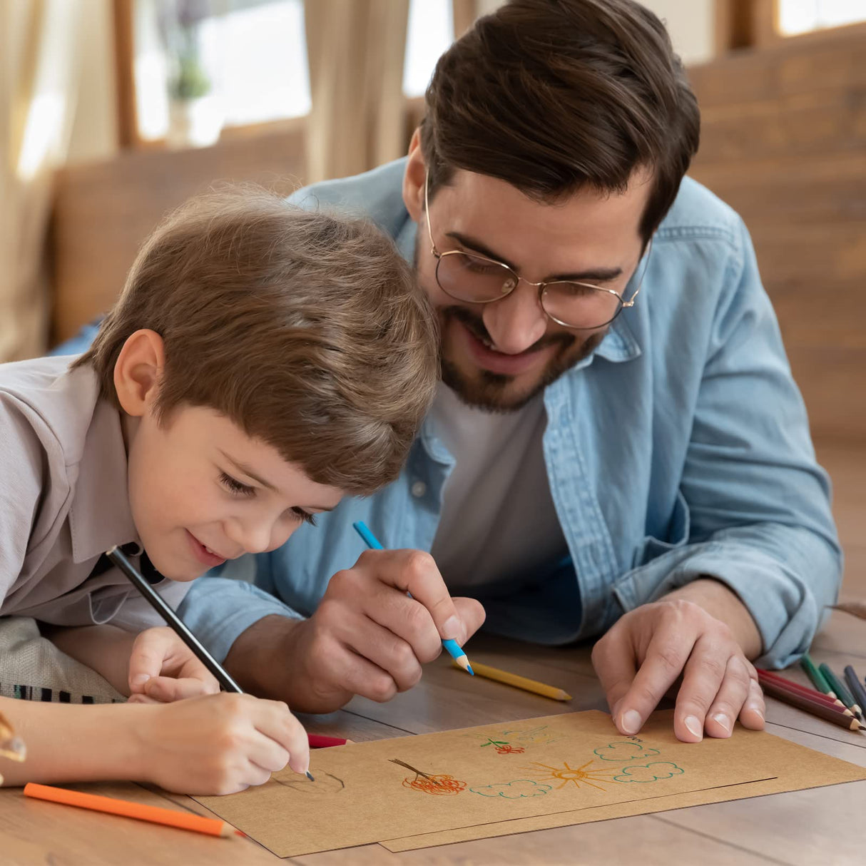 200 Sheets 8.5 x 11 Inches Kraft Cardstock Thick Paper Heavyweight Card Stock Printer Paper 250 GSM 92 LB Cover 170 LB Text Card Stock for Fainne