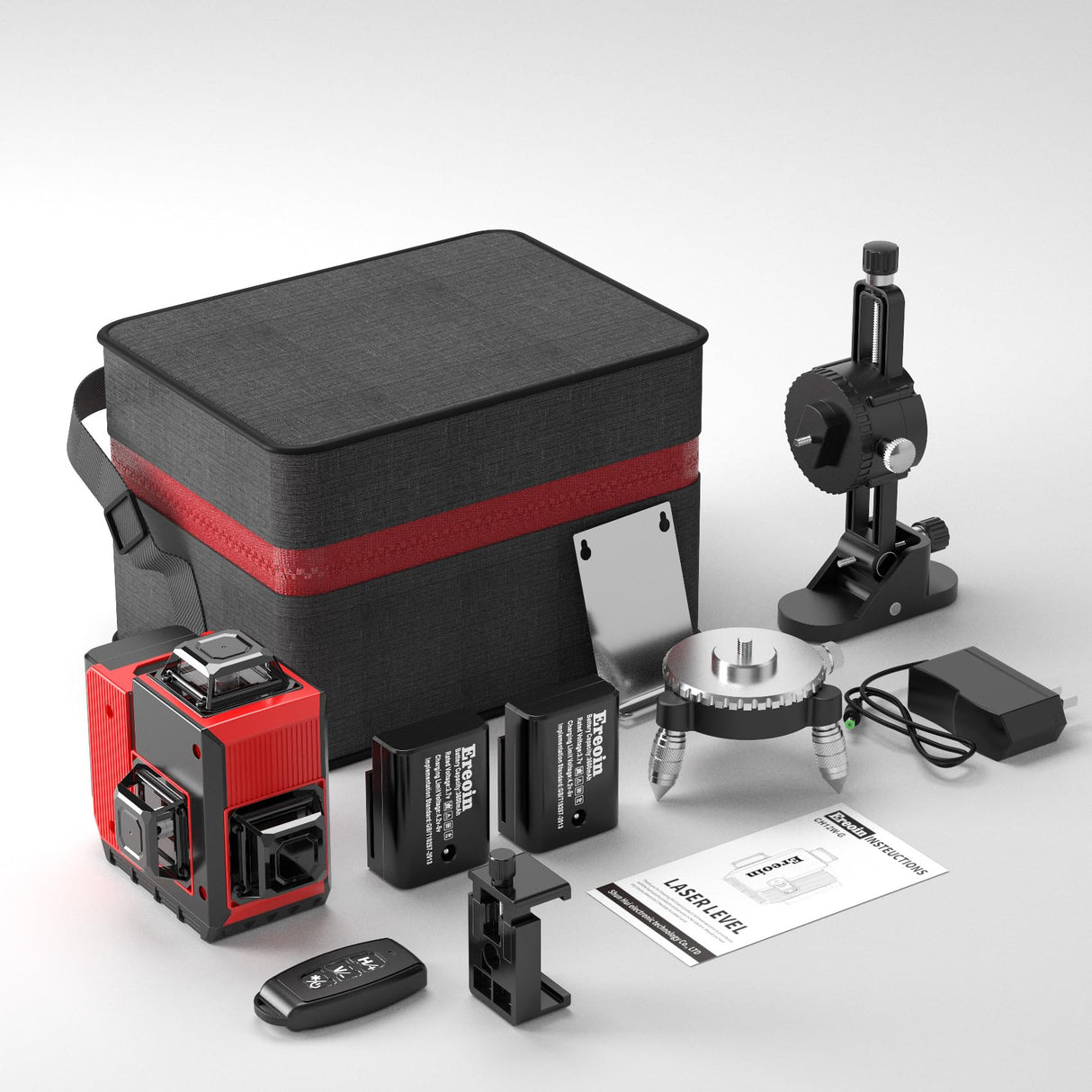 12 Lines Laser Level 3x360° Self Leveling Green Laser Level,3D Green Cross Line for Construction and Picture Hanging,Laser measurement calibration Ereoin