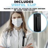 EKG Caliper ECG Calipers Measuring Tool with Ruler Electrocardiogram Drafting Divider for Nursing (Black, 8 Pieces) Frienda