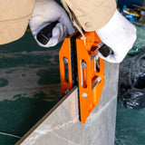 SDRTOP 2 PACK Double Handed Stone Carrying Clamps Granite Panel Carriers Lifting Tools 660lbs Transporting Heavy Duty Carry Clamp for Glass Quartz SDRTOP