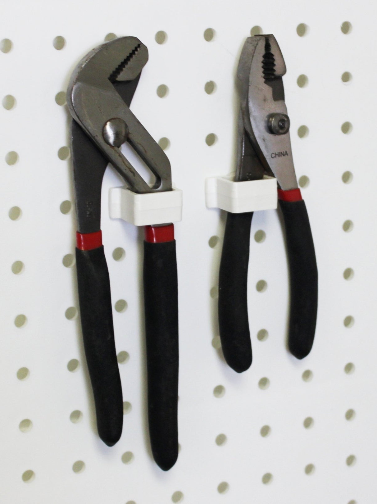 WallPeg Pegboard Tool Organizer with Flex-Lock Peg Hooks PK 24242 W - Organizes Tools - Crafts - Mounted Sixe 48" x 24" - Pegboard Panels - Garage WallPeg
