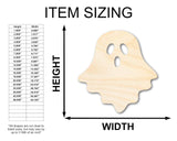 Unfinished Sheet Ghost Shape | Halloween Craft Cutout | up to 36" DIY 10" / 1/8" 24 Hour Crafts