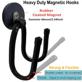 Pmsanzay 2 Pack Power Drill Tool Organizer Holder,Magnetic Tool Holders,Garage Tool Storage Rack,Heavy Duty Large Garage Magnet Utility Hooks with Pmsanzay