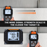 Stud Finder, 4 in 1 Sensor Wall Scanner, with Digital LCD Display, Automatic Calibration and Sound Alarm, 3 Signal Lamp Prompts, for Wood AC Wire Generic