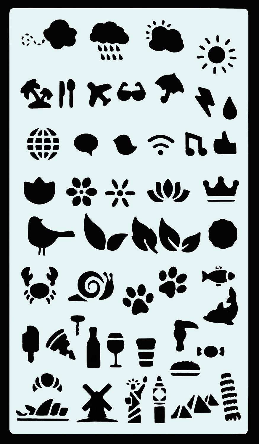 Dotted Journal Stencil Set (Over 300 designs that are great for bullet journaling, planners, and notebooks) (English, Telugu and German Edition) PETER PAUPER PRESS