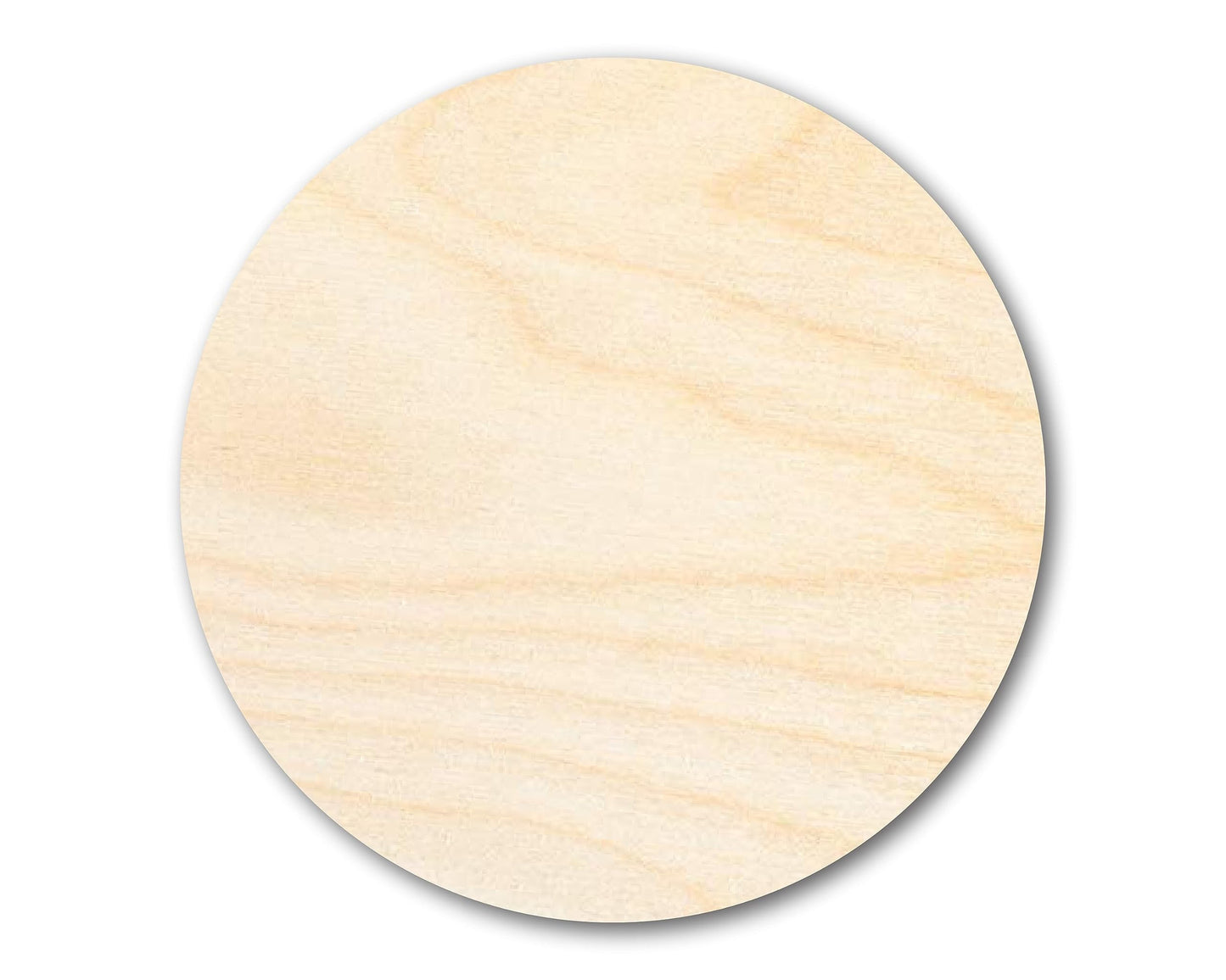 Unfinished Wood Circle Round | Circle Blank | DIY Craft Cutout | Up to 36" 10" / 1/2" - WoodArtSupply